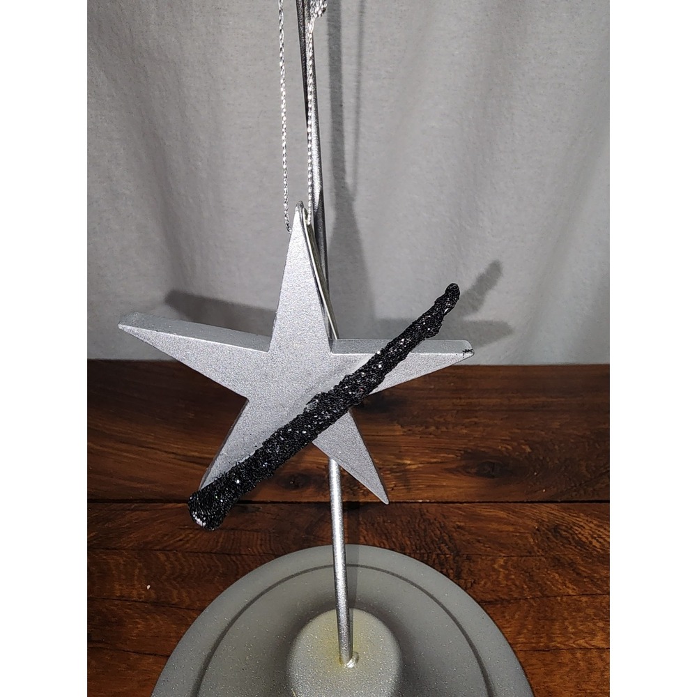 Clarinet‎ on a Star Christmas Ornament